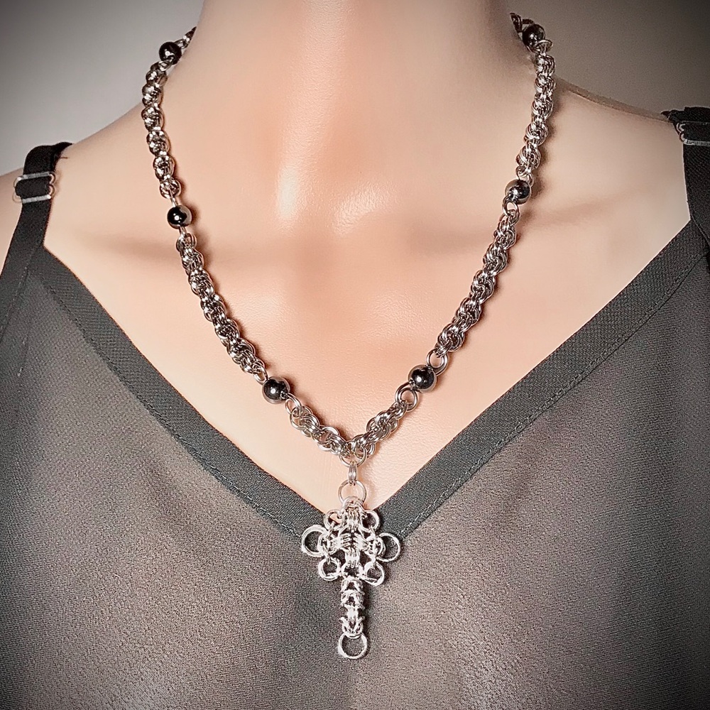 Artisan Non-Magnetic Hematite and Jewelry Set